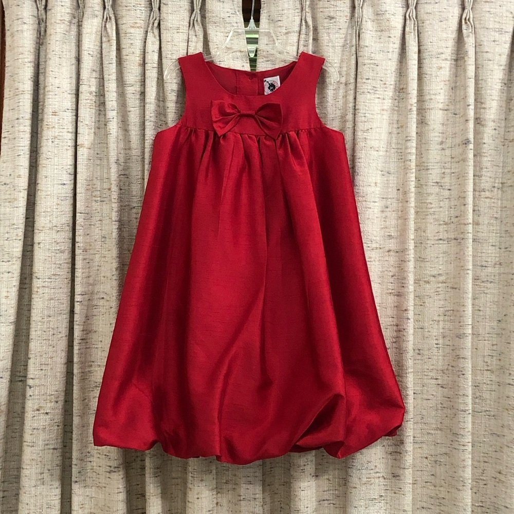 Good Lad Red Sleeveless Bubble Dress - 6X